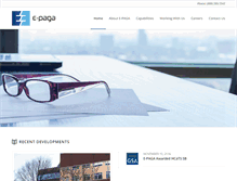 Tablet Screenshot of e-paga.com
